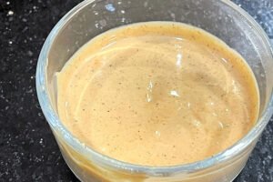 container of chicken finger dipping sauce